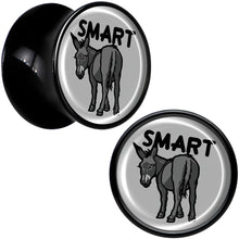 将图片加载到图库查看器，Donkey Smart Ass Black Acrylic Saddle Plug Set by Onyx O
