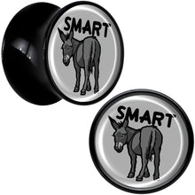 将图片加载到图库查看器，Donkey Smart Ass Black Acrylic Saddle Plug Set by Onyx O
