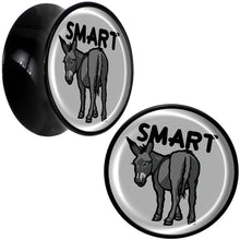 将图片加载到图库查看器，Donkey Smart Ass Black Acrylic Saddle Plug Set by Onyx O

