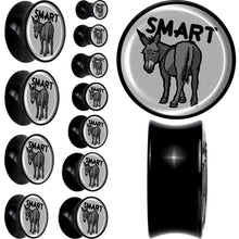 将图片加载到图库查看器，Donkey Smart Ass Black Acrylic Saddle Plug Set by Onyx O
