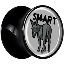 将图片加载到图库查看器，Donkey Smart Ass Black Acrylic Saddle Plug Set by Onyx O

