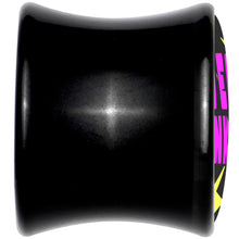 Load image into Gallery viewer, Over Thinker Impact Black Acrylic Saddle Plug Set by Onyx O

