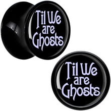 Load image into Gallery viewer, Til We are Ghosts Black Acrylic Saddle Plug Set by Onyx O

