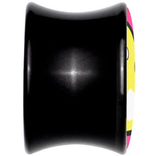 Load image into Gallery viewer, Black Acrylic Yellow Ducky Double Flare Plug Set by Onyx O
