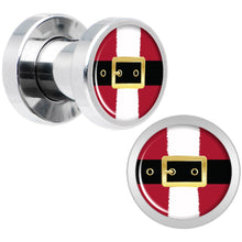 Load image into Gallery viewer, Christmas Santa Suit Screw Fit Plug Set Sizes 5mm to 20mm

