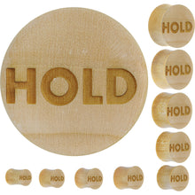 将图片加载到图库查看器，Hold Saddle Plug in Organic Crocodile Wood
