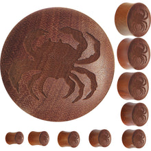 将图片加载到图库查看器，Organic Sawo Wood Sea Crab Saddle Plug
