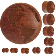 将图片加载到图库查看器，Organic Sawo Wood Earth Saddle Plug
