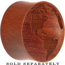 将图片加载到图库查看器，Organic Sawo Wood Earth Saddle Plug
