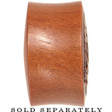 Load image into Gallery viewer, Organic Sawo Wood Butterfly Saddle Plug
