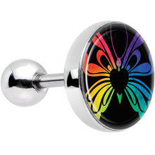 将图片加载到图库查看器，Rainbow Pride Butterfly Tragus Cartilage Earring
