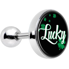 Load image into Gallery viewer, St Patricks Day Lucky Shamrock Tragus Cartilage Earring
