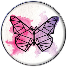 Load image into Gallery viewer, 16G 1/4 Watercolor Geometric Butterfly Tragus Cartilage Earring
