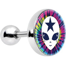 Load image into Gallery viewer, Star Tie Dye Alien Tragus Cartilage Earring
