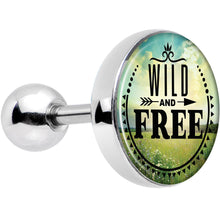 Load image into Gallery viewer, 16G 1/4 Wild and Free Tragus Cartilage Earring
