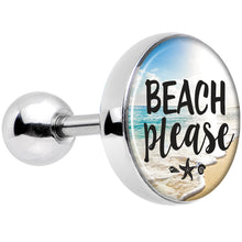 将图片加载到图库查看器，16G 1/4 Tropical Paradise Beach Please Tragus Cartilage Earring
