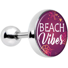 Load image into Gallery viewer, 16G 1/4 Tropical Paradise Beach Vibes Tragus Cartilage Earring
