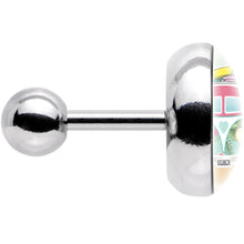 Load image into Gallery viewer, 16G 1/4 Tropical Beach Cruiser Tragus Cartilage Earring
