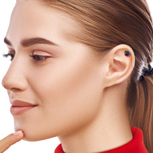 Load image into Gallery viewer, 16G 1/4 Rainbow Cheetah Print Cartilage Tragus Earring by Onyx O
