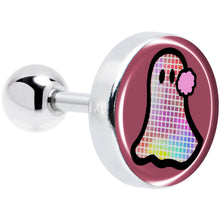 Load image into Gallery viewer, 16G 1/4 Disco Spirit Ghost Tragus Cartilage Earring by Onyx O
