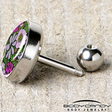 将图片加载到图库查看器，16G 1/4 Blossom Creation Paradise of Pink Flowers Cartilage Earring by Onyx O
