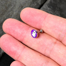 Load image into Gallery viewer, 16G 1/4 Ghost Cartilage Tragus Earring by Onyx O
