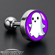 Load image into Gallery viewer, 16G 1/4 Ghost Cartilage Tragus Earring by Onyx O
