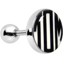Load image into Gallery viewer, 16G 1/4 Custom Glow in the Dark Initial Tragus Cartilage Earring
