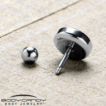 Load image into Gallery viewer, 16G 1/4 Glow in the Dark Keep it 100 Tragus Cartilage Earring by Onyx O
