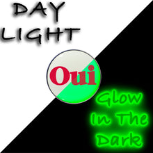 Load image into Gallery viewer, 16G 1/4 Glow in the Dark OUI Tragus Cartilage Earring by Onyx O
