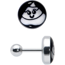 Load image into Gallery viewer, 16G Glow in the Dark Poop Tragus Cartilage Earring by Onyx O

