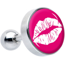 Load image into Gallery viewer, 16G 1/4 Red Hot Lips Cartilage Tragus Earring by Onyx O
