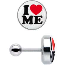 Load image into Gallery viewer, 16G 1/4 I Love Me Cartilage Tragus Earring by Onyx O
