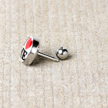 Load image into Gallery viewer, 16G 1/4 I Love Me Cartilage Tragus Earring by Onyx O
