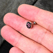 将图片加载到图库查看器，16G 1/4 Love That 4 You Cartilage Tragus Earring by Onyx O
