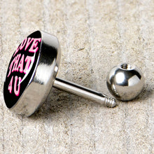 将图片加载到图库查看器，16G 1/4 Love That 4 You Cartilage Tragus Earring by Onyx O
