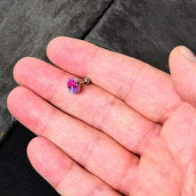 将图片加载到图库查看器，16G 1/4 Funky Floral Mushroom Cartilage Tragus Earring by Onyx O
