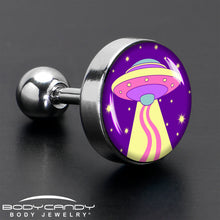 Load image into Gallery viewer, 16G 1/4 Style Space Invasion Tragus Cartilage Earring by Onyx O

