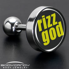 Load image into Gallery viewer, RIZZ GOD Tragus Cartilage Earring by Onyx O
