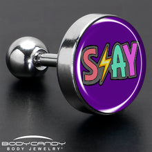 Load image into Gallery viewer, 16G 1/4 Colorful Lighting SLAY Tragus Cartilage Earring by Onyx O
