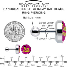 将图片加载到图库查看器，Taco Queen Tragus Cartilage Earring by Onyx O
