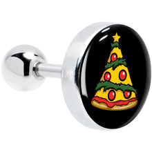 Load image into Gallery viewer, Christmas Holiday Pizza Tree Tragus Cartilage Earring by Onyx O
