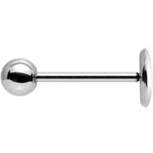 Load image into Gallery viewer, Stainless Steel Snow Globe Snowman Barbell Tongue Ring
