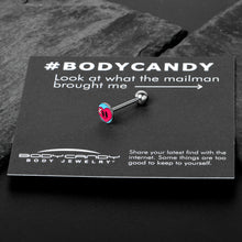 Load image into Gallery viewer, Heartbreak Bandaged Heart Barbell Tongue Ring by Onyx O
