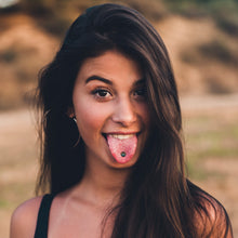 Load image into Gallery viewer, Retro Boombox Barbell Tongue Ring by Onyx O
