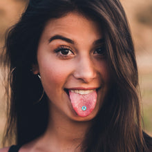 将图片加载到图库查看器，Bunny Penguin Barbell Tongue Ring by Onyx O
