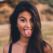 Load image into Gallery viewer, Retro Cassette Tape Barbell Tongue Ring by Onyx O
