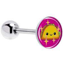 Load image into Gallery viewer, Mexican Fiesta Cute Taco Barbell Tongue Ring by Onyx O

