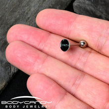 Load image into Gallery viewer, Phrase Logo CVNTY Barbell Tongue Ring by Onyx O
