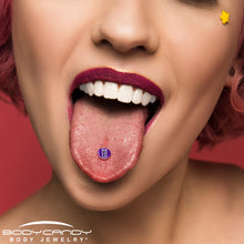 Load image into Gallery viewer, Word DELULU Barbell Tongue Ring by Onyx O
